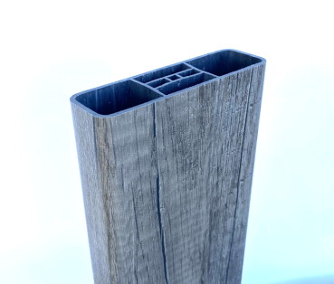 Latten C (85x25) - Monument Oak - Musterstück PVC